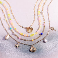 Starburst Disc Toggle Necklace Gallery Thumbnail