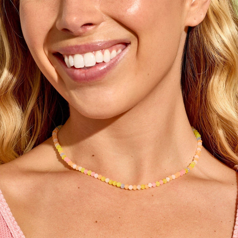 Blooming Frosted Bead Choker 2