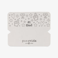 #1 Dad Bracelet Card