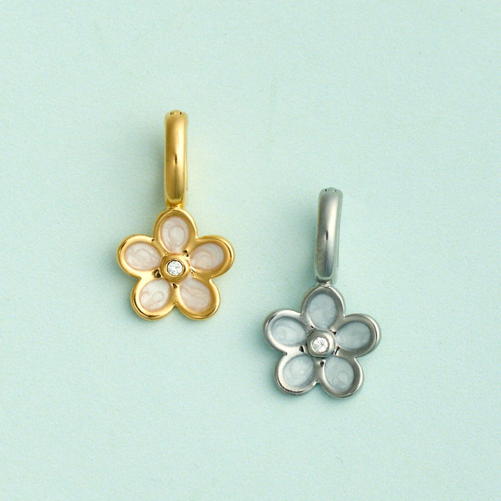 Harper Pearl Plumeria Charm 3