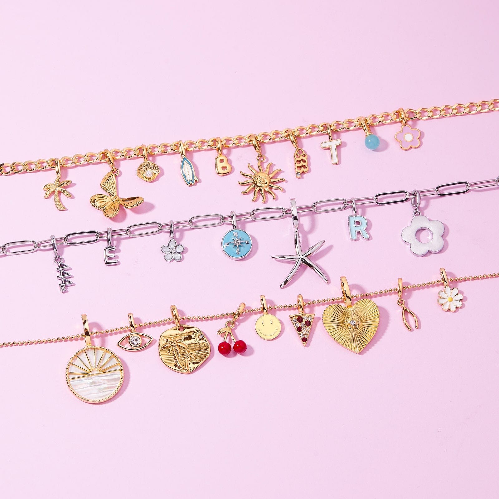 Harper Enamel Flower Charm