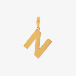 Harper Slanted Statement Alphabet Charm