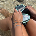 Stone Shark Tooth Dainty Bracelet