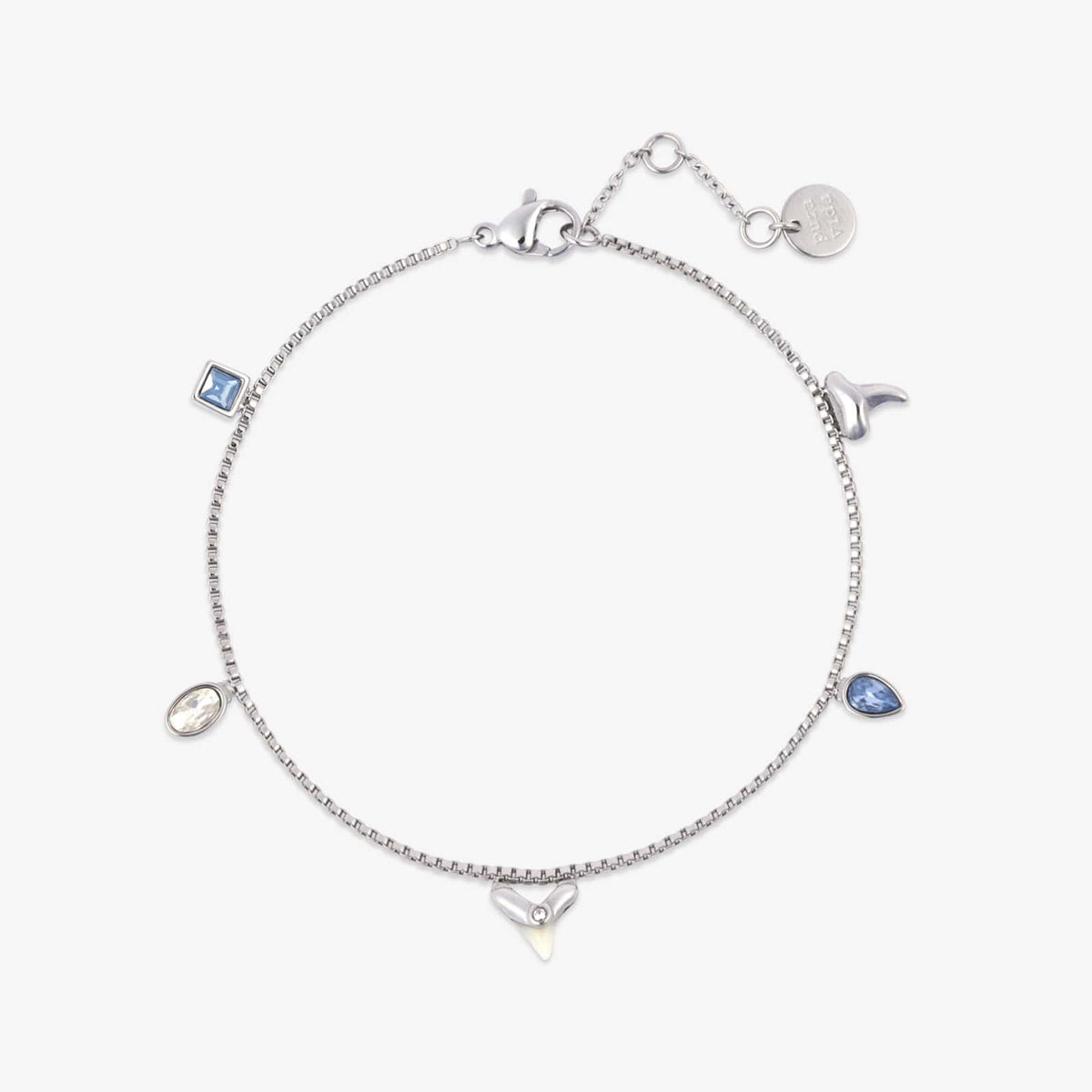 Shark Tooth Multi Charm Bracelet