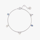 Shark Tooth Multi Charm Bracelet