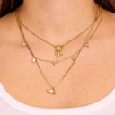 Shark Cluster Charm Necklace