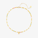 Initial Pearl & Seed Bead Choker