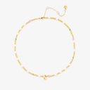 Initial Pearl & Seed Bead Choker