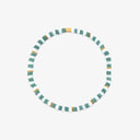 Green & White Stretch Bracelet