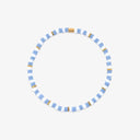 Light Blue & White Stretch Bracelet