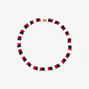 Red, Black & White Stretch Bracelet