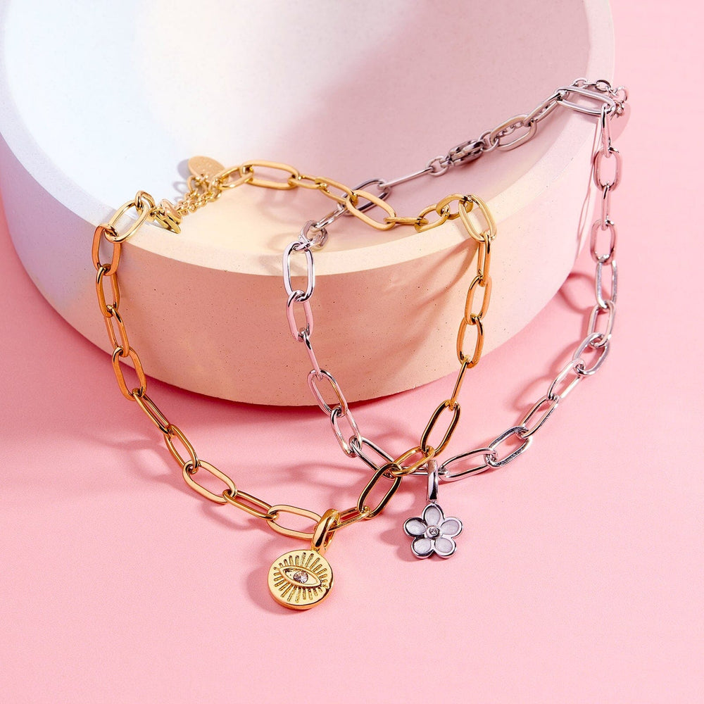 Harper Paperclip Chain Anklet 5