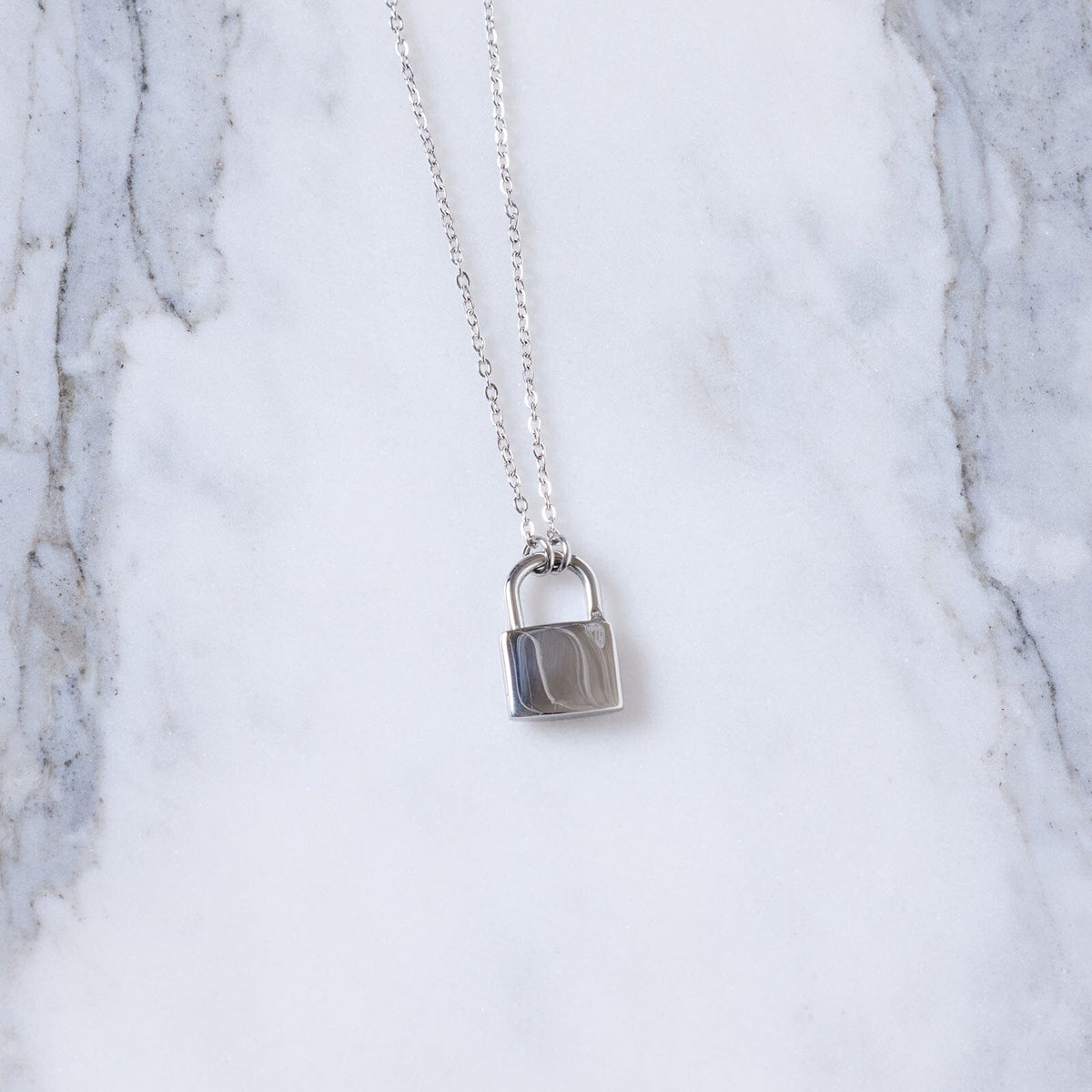 Padlock Pendant Necklace