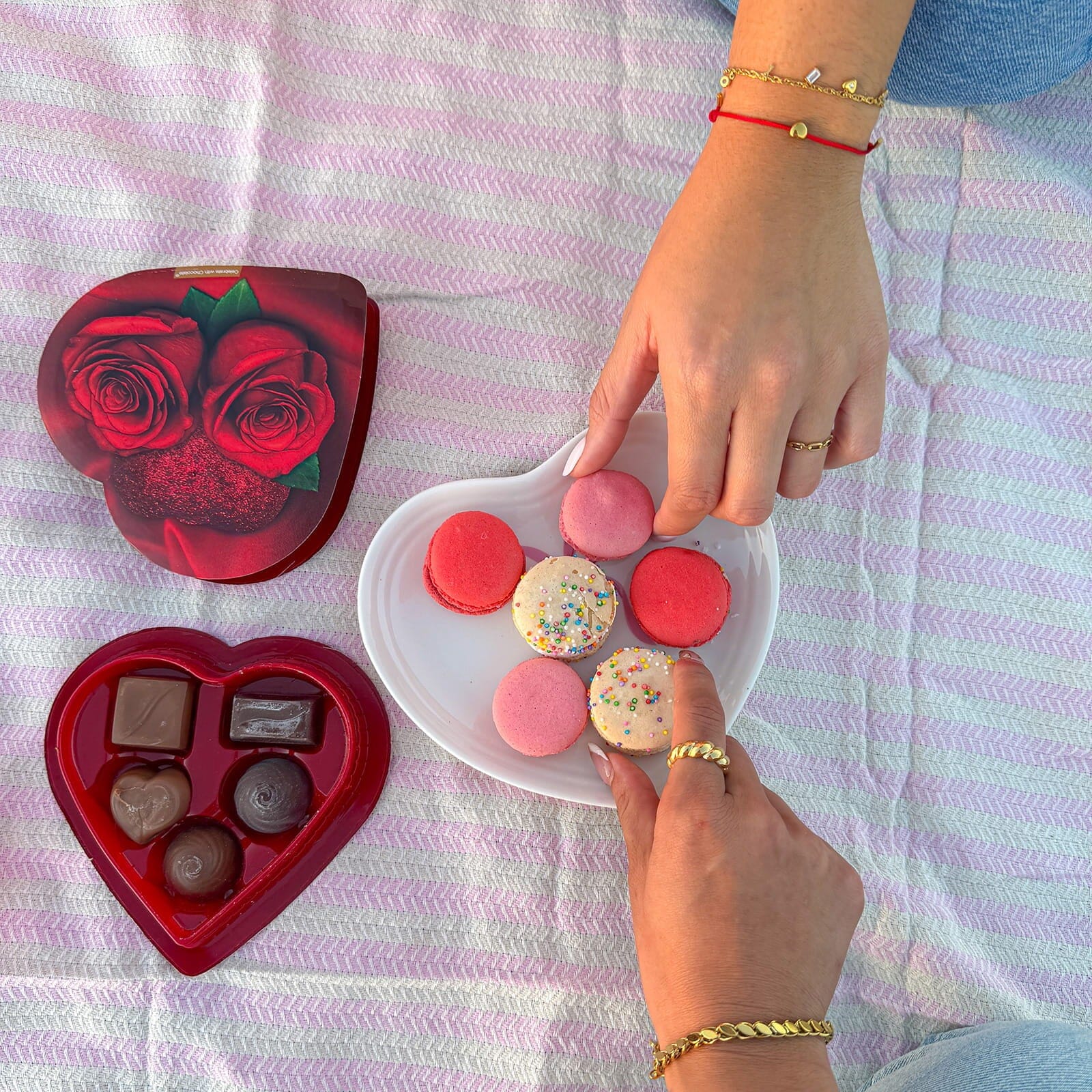 Love Charms Chain Bracelet