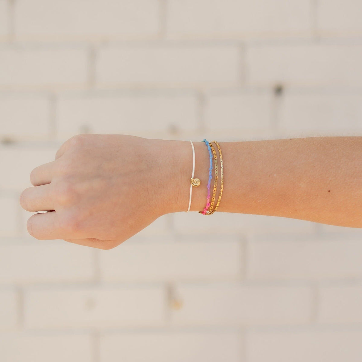 Lydia Seashell Charm Bracelet