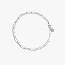 Initial Paperclip Chain Bracelet