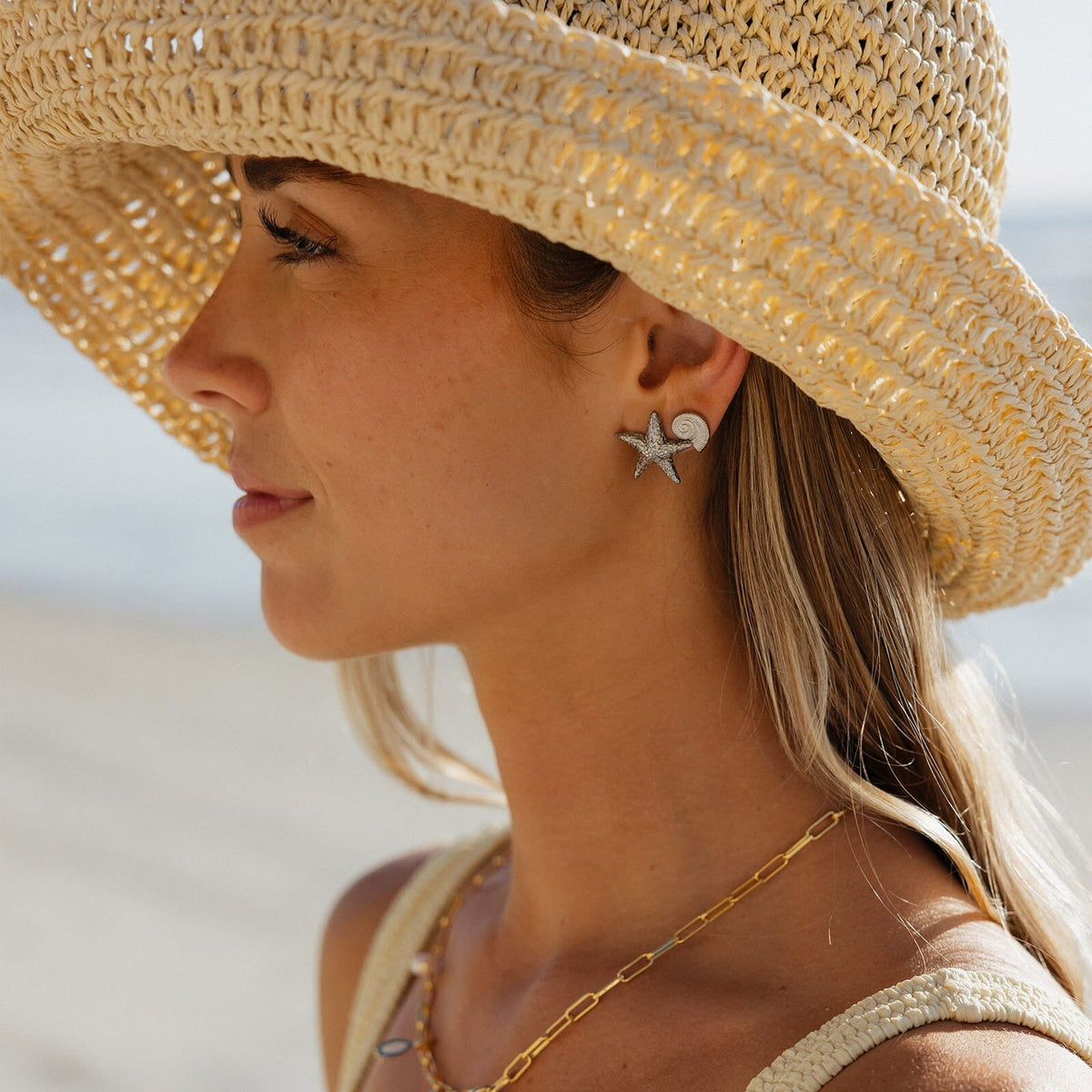 Sea Star Statement Earrings