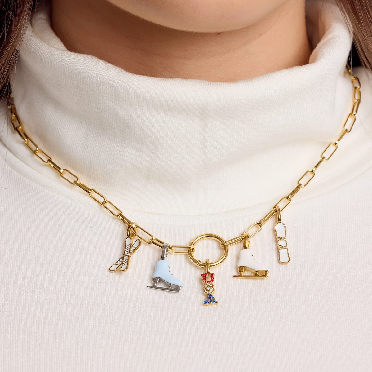 Harper Snowboard Charm