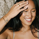 Pavé Initial Chain Bracelet