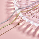 Puffy Star Chain Necklace