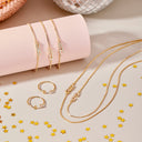 Pavé Initial Box Chain Choker