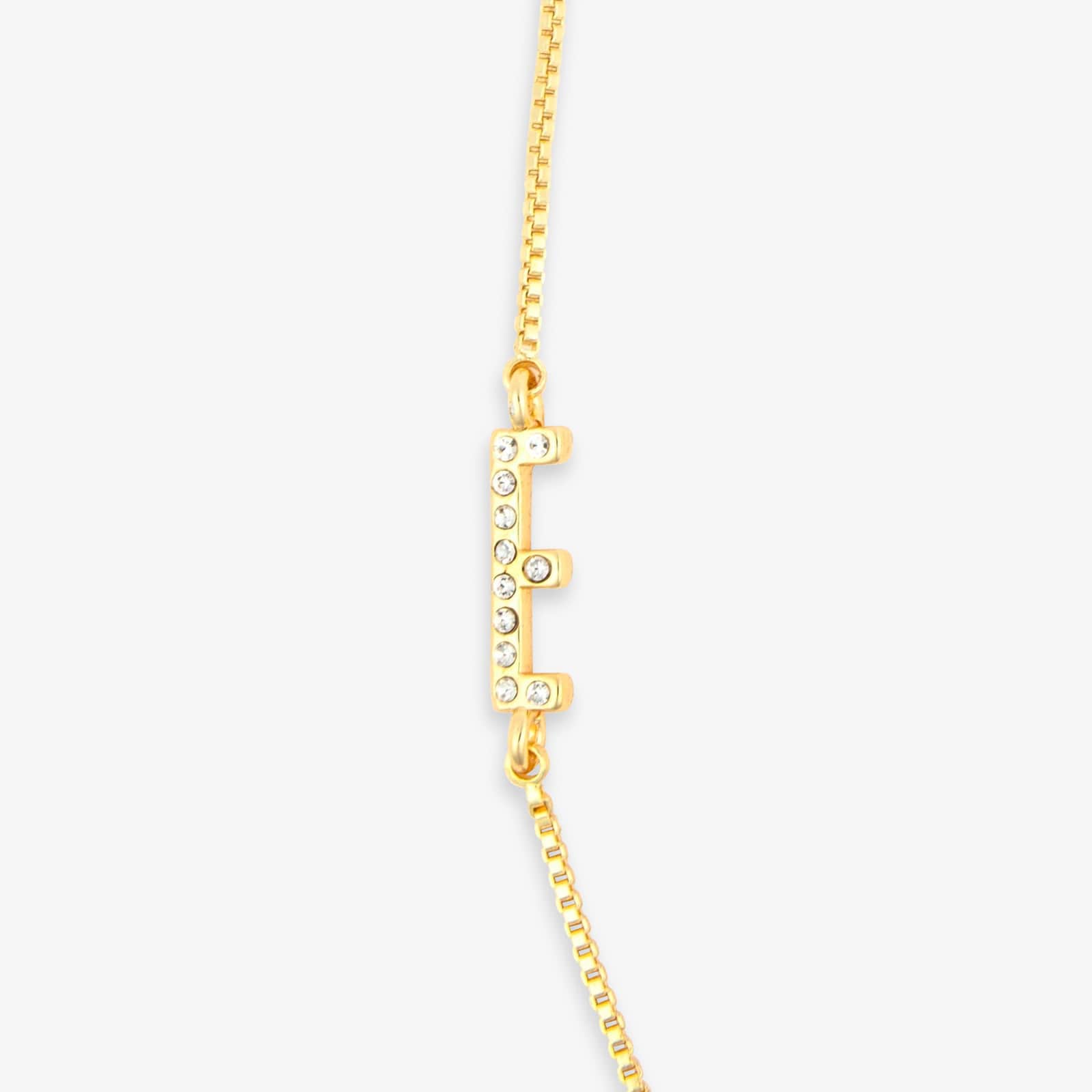 Pavé Initial Box Chain Choker