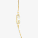 Pavé Initial Box Chain Choker