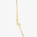 Pavé Initial Box Chain Choker