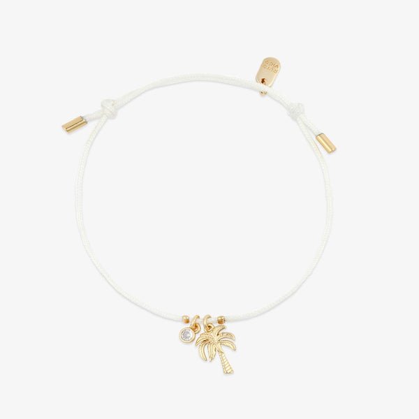 Lydia Palm Tree Charm Bracelet
