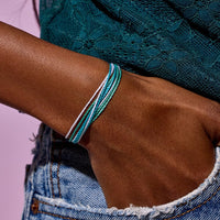 Beachside Blue Friendship Bracelet Gallery Thumbnail