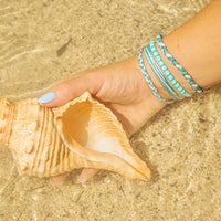 Beachside Blue Friendship Bracelet Gallery Thumbnail