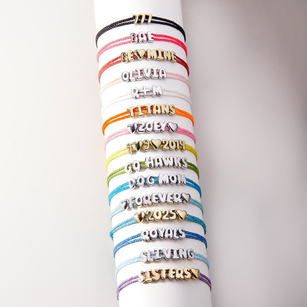 Bubble Letter Bracelet 3