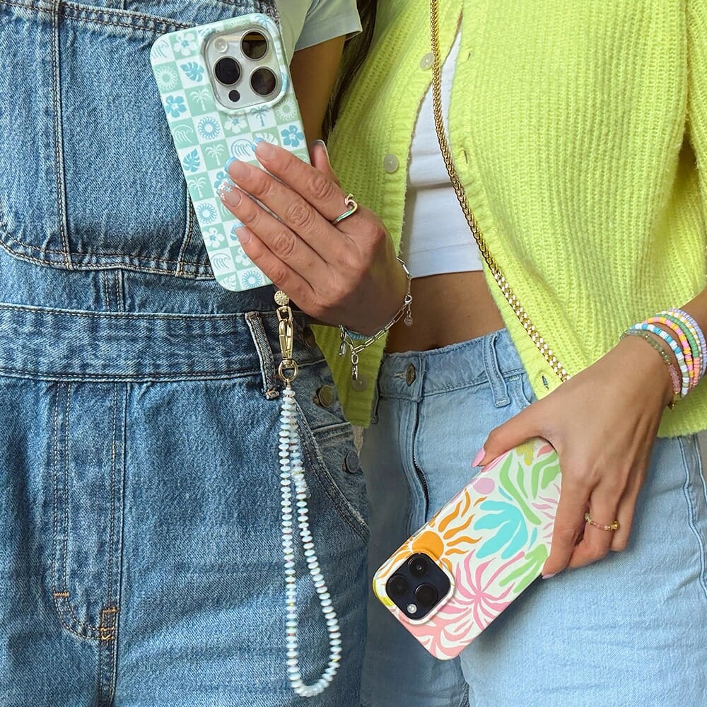 Iridescence Bead Wristlet Phone Chain 6