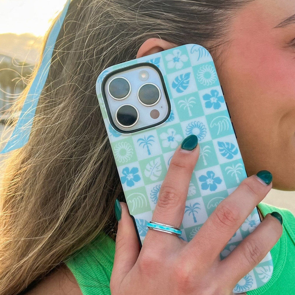 Coastal Checkers iPhone Case 2