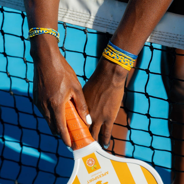 Light Blue & Yellow Stretch Bracelet