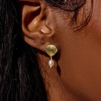 Island Pearl Earrings Gallery Thumbnail