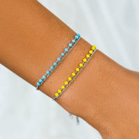 Neon Chain Slider Bracelet Gallery Thumbnail