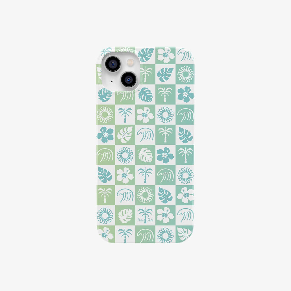 Coastal Checkers iPhone Case 14