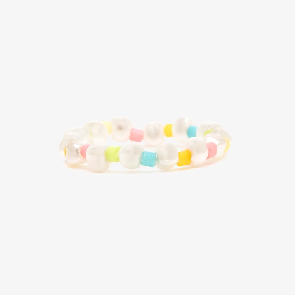 Rainbow Reef Pearl Stretch Ring 1