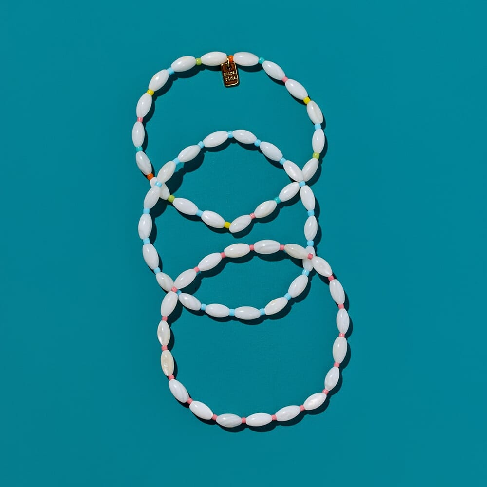 Rainbow Reef Pearl Bracelet Set 4