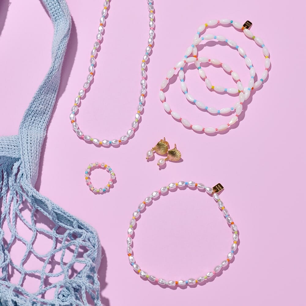 Rainbow Reef Pearl Bracelet Set of 3