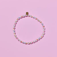 Rainbow Reef Pearl Stretch Anklet Gallery Thumbnail