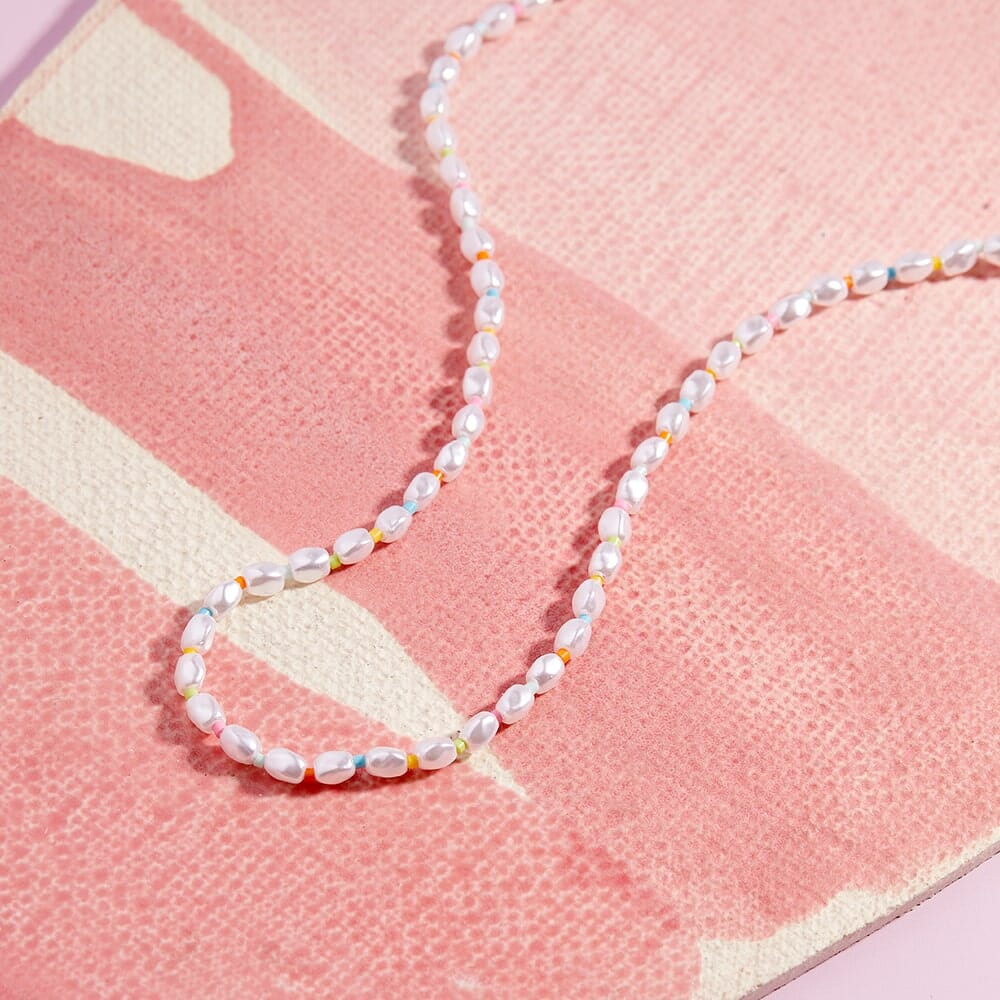 Rainbow Reef Pearl Choker 4