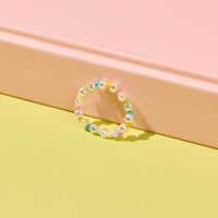 Rainbow Reef Pearl Stretch Ring Gallery Thumbnail