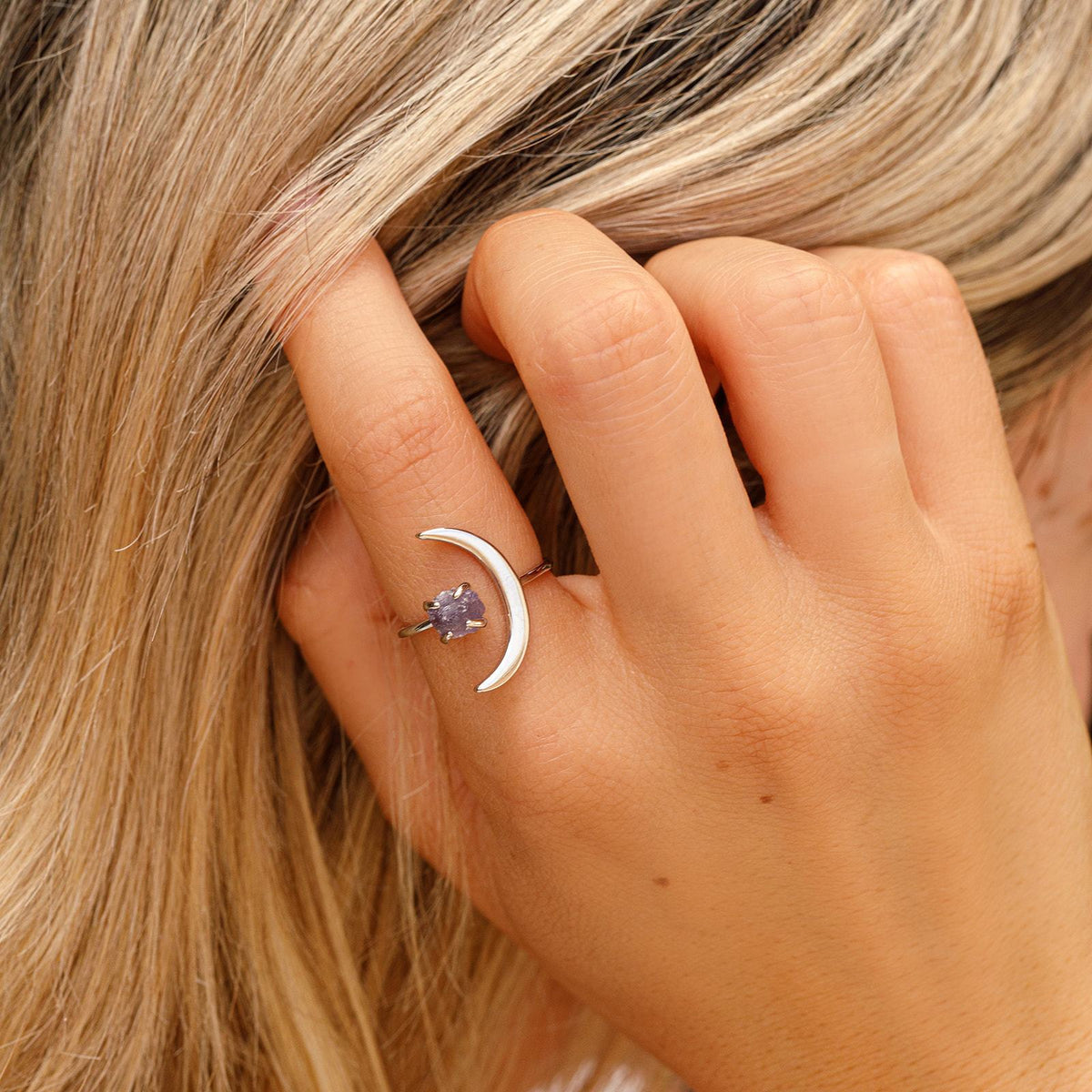 Crescent Moon Ring