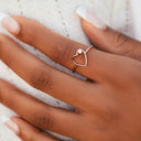 Sweetheart Stone Ring