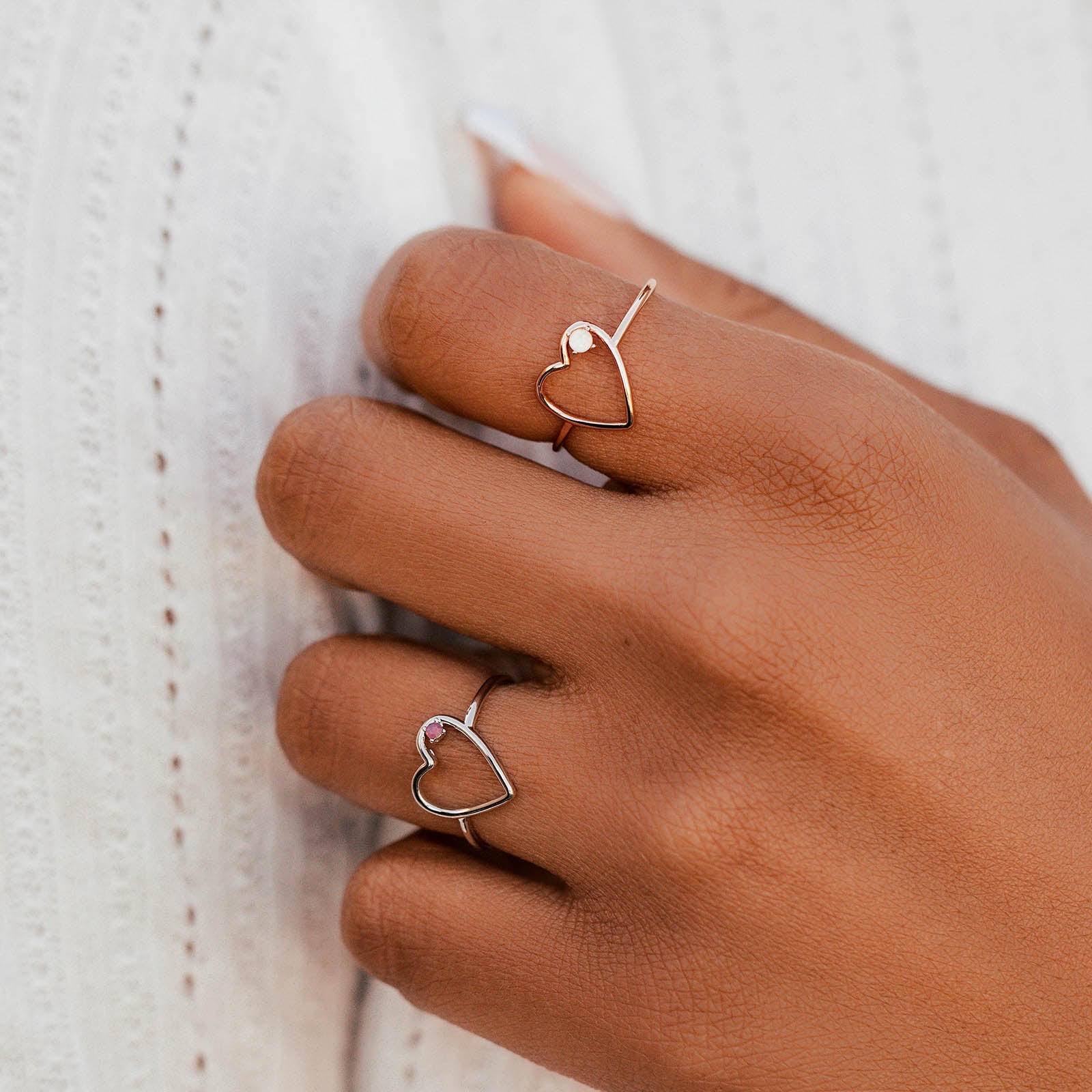 Sweetheart Stone Ring