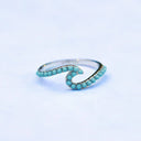 Stone Wave Ring