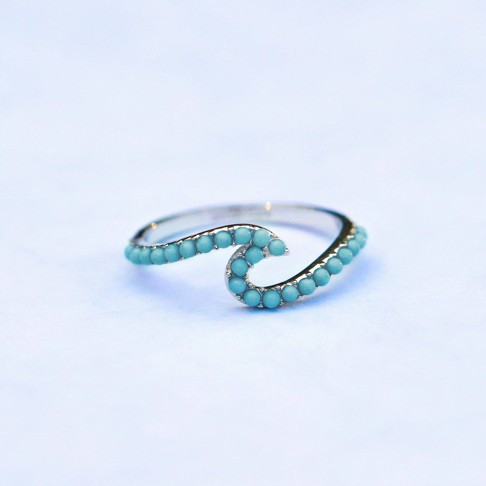 Stone Wave Ring