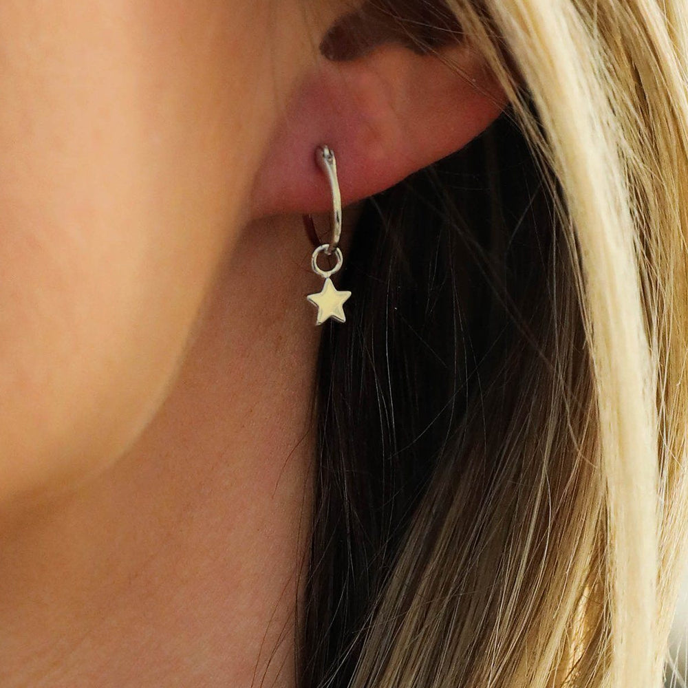 Star Hoop Earrings 3